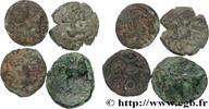 FRANCE Lot de 4 monnaies gauloises LOTS (mm, g, h) -