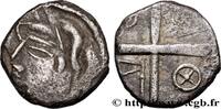 FRANCE Drachme type de Belvès S.234 PÉTROCORES (région de Périgueux) Ier siècle av. J.-C. (12,5mm, 1,70g, 6h) -