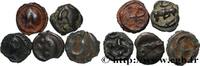 FRANCE Lot de 5 monnaies gauloises LOTS (mm, g, h) -