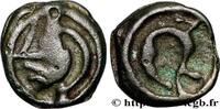 FRANCE Potin à l’animal retourné du Loir-et-Cher BITURIGES CUBES / CARNUTES, INCERTAINES c. Ier siècle avant J.-C. (15,5mm, 3,12g, 6h) -