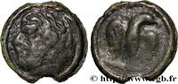 FRANCE Potin à l’aigle de face, chevelure bouclée CARNUTES (Région de la Beauce) Chartres (28) c. 52 AC. (18mm, 3,56g, 1h) -