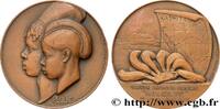 FRANCE Médaille, Couple Peulhs TROISIÈME RÉPUBLIQUE - Colonies 1930 (58,5mm, 104,44g, 12h) -