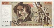 FRANCE 100 Francs DELACROIX FRANCE 100 Francs DELACROIX 1978 TTB -