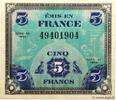 FRANCE 5 Francs DRAPEAU FRANCE 5 Francs DRAPEAU 1944 pr.NEUF -
