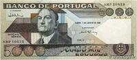 PORTUGAL 5000 Escudos PORTUGAL 5000 Escudos 1986 pr.NEUF -
