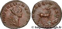L'ANARCHIE MILITAIRE(235 après J.C. à 284 après J. Antoninien GALLIEN Rome 267-268 (19,5mm, 3,52g, 6h) -