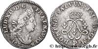 FRANCE Quatre sols aux deux L LOUIS XIV LE GRAND OU LE ROI SOLEIL Dijon 1692 (19,5mm, 1,27g, 6h) -