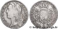 FRANCE Demi-écu aux branches d’olivier, tête ceinte d’un LOUIS XV DIT LE BIEN AIMÉ Lille 1761 (33mm, 14,33g, 6h) -