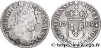 FRANCE Quarante-quatre sols de Strasbourg LOUIS XIV LE GRAND OU LE ROI SOLEIL Strasbourg 1709 (33mm, 11,79g, 6h) -