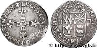 FRANCE Quart d'écu de Béarn LOUIS XIII LE JUSTE Pau 1623 (31mm, 9,41g, 3h) -