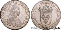 FRANCE Écu, portrait à la mèche longue LOUIS XIV LE GRAND OU LE ROI SOLEIL Lyon 1652 (40,5mm, 27,33g, 6h) -