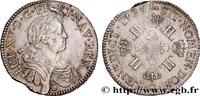 FRANCE Écu à la croix fleurdelisée couronnée et aux huit LOUIS XV DIT LE BIEN AIMÉ Perpignan 1725 (39mm, 23,49g, 6h) -