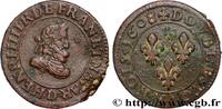 FRANCE Double tournois, 1er type HENRI IV LE GRAND Lyon 1608 (20,5mm, 4,16g, 6h) -