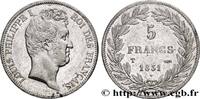 FRANCE 5 francs type Tiolier avec le I, tranche en creux LOUIS-PHILIPPE Ier Nantes 1831 (37mm, 24,85g, 6h) -