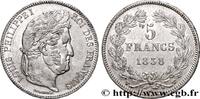 FRANCE 5 francs IIe type Domard LOUIS-PHILIPPE Ier Lille 1838 (37mm, 24,91g, 6h) -