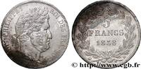 FRANCE 5 francs IIe type Domard LOUIS-PHILIPPE Ier Strasbourg 1838 (37mm, 25,02g, 6h) -
