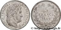 FRANCE 5 francs, IIe type Domard LOUIS-PHILIPPE Ier Paris 1839 (37mm, 24,86g, h) -