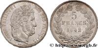 FRANCE 5 francs IIe type Domard LOUIS-PHILIPPE Ier Rouen 1842 (37mm, 24,97g, 6h) -