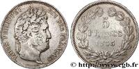 FRANCE 5 francs IIe type Domard LOUIS-PHILIPPE Ier Bayonne 1833 (37mm, 24,69g, 6h) -
