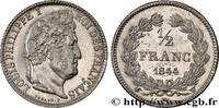 FRANCE 1/2 franc Louis-Philippe LOUIS-PHILIPPE Ier Lille 1844 (18mm, 2,51g, 6h) -