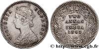 INDES BRITANNIQUES 2 Annas Victoria INDES BRITANNIQUES Bombay 1893 (15,3mm, 1,46g, 12h) -