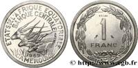 ÉTATS DE L'AFRIQUE ÉQUATORIALE Essai de 1 Franc antilopes ÉTATS DE L'AFRIQUE ÉQUATORIALE 1969 (23mm, 1,30g, 6h) -