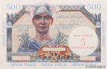 FRANCE 5NF sur 500 Francs TRÉSOR PUBLIC Épreuve 1960 NEUF