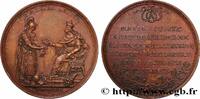 FRANCE Médaille, Dédiée à la reine Maria par l’Académie R ACADÉMIES ET SOCIÉTÉS SAVANTES 1783 (72,5mm, 117,28g, 12h) -