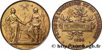 FRANCE Médaille, Fêtes de l’industrie et du commerce TROISIÈME RÉPUBLIQUE 75 - Paris 1886 (49,5mm, 53,52g, 12h) -