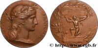 FRANCE Médaille, Loi du 19 brumaire An VI, Commission de TROISIÈME RÉPUBLIQUE n.d. (50mm, 64,05g, 12h) -