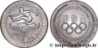 FRANCE Médaille, Olympic Committee, Saut de haies JEUX OLYMPIQUES 1988 (39mm, 31,38g, 12h) -