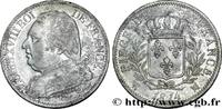 FRANCE 5 francs Louis XVIII, buste habillé LOUIS XVIII Marseille 1814 (37,08mm, 24,51g, 6h) -