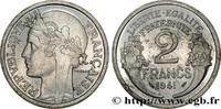 FRANCE Essai de 2 francs Morlon, aluminium, poids très lo ÉTAT FRANÇAIS Paris 1941 (27,03mm, 3,07g, 6h) -