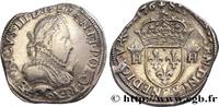 FRANCE Teston, 3e type, col gaufré HENRI III Paris 1576 (29,5mm, 9,31g, 2h) -