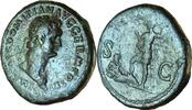 italie Sesterce - DOMITIEN - Rome An 85 - Le Rhin couché -