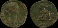 italie Sesterce Sesterce - FAUSTINE La Jeune - Rome 165-175 -