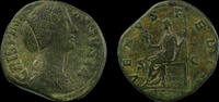 italie Sesterce Sesterce - CRISPINE - Rome 180-182. Venus Felix -