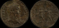 italie sesterce Sesterce - SEPTIME SEVERE - Rome An 210 La Vertu couronnant l'empereur -