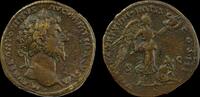 Italie Sestertius - Sesterce MARC AURÈLE. Sesterce. Rome - An 163-164. Victoire sur l'Arménie -