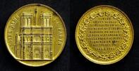 Médaille du 19e siècle : Notre Dame de Paris. -
