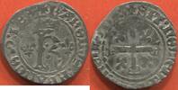  1488 Französische Königliche Münzen CHARLES VIII 1483-1498 KAROLUS POINT 15e ATELIER ROUEN (11 NOVEMBRE 1488) A/ KAROLVS FRANCO 2P REX, GRAND K ...