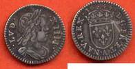 Französische Königliche Münzen LOUIS XIV 1643-1715   A LA MECHE COURTE - LEGENDE SIMPLIFIEE  ANNEE 1644 A ATELIER PARIS POIDS 0.56g * / N  CATALOGUE 