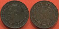 Französische Dezimalmünzen 10 CENTIMES NAPOLÉON III 1854 BB ATELIER STRASBOURG ETAT SUPERBE JOLIE MONNAIE / N° CATALOGUE : G248 -