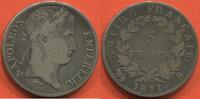 Französische Dezimalmünzen 5 FRANCS PREMIER EMPIRE 1804-1814 NAPOLÉON AU REVERS EMPIRE ANNÉE 1811 B ATELIER ROUEN MÉTAL ARGENT ETAT TTB / N° CATALOGUE : G584 -