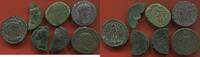 Lots LOT DE 7 MONNAIES ANTIQUES EN BRONZES A VOIR ET A RÉPERTORIER LOT DD -