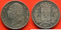 Französische Dezimalmünzen 2 FRANCS EN ARGENT LOUIS XVIII 1817 A ATELIER PARIS POIDS 10.03g / N° CATALOGUE : G513 -