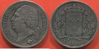Französische Dezimalmünzen 2 FRANCS LOUIS XVIII 1815-1824 EN ARGENT 1823 A ATELIER PARIS ÉTAT TTB A SUPERBE JOLIE MONNAIE / N° CATALOGUE : G513 -