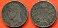 Französische Dezimalmünzen 2 FRANCS EN ARGENT CHARLES X 1827 W ATELIER LILLE TIRAGE 481116 EXEMPLAIRES POIDS 10.07g * / N° CATALOGUE : G516 -