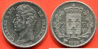 Französische Dezimalmünzen 2 FRANCS EN ARGENT CHARLES X 1829 MA ATELIER MARSEILLE TIRAGE 41126 EXEMPLAIRES POIDS 10.02g RARE / N° CATALOGUE : G516 -