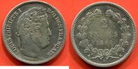 Französische Dezimalmünzen 2 FRANCS EN ARGENT LOUIS-PHILIPPE Ier 1841 K ATELIER BORDEAUX POIDS 9.71g RARE / N° CATALOGUE : G520 -